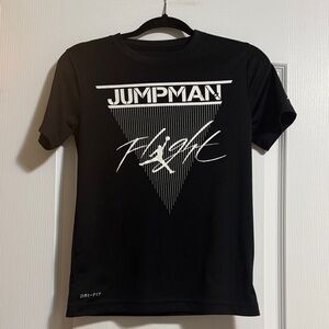 Jordan Black Graphic Tee for Boys